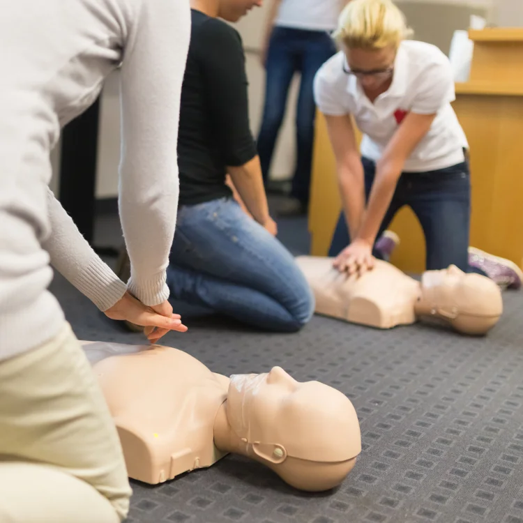 Emergency rescue / first aid scene